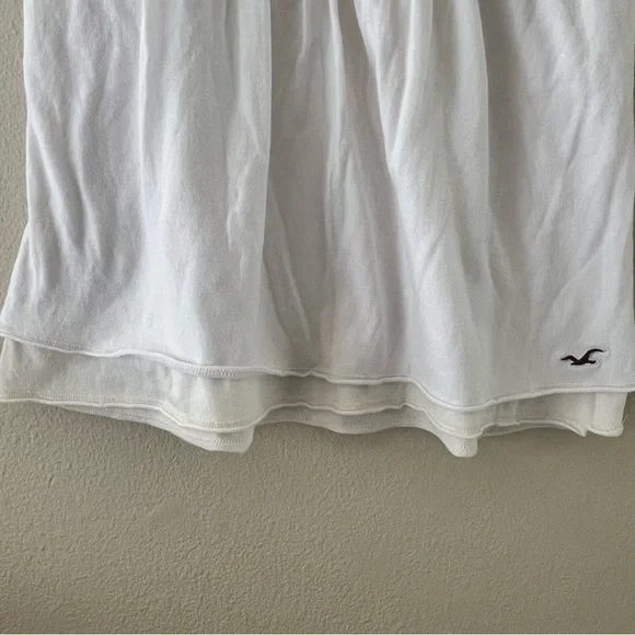 Hollister y2k white/cream cotton tank SZ MD - Picture 6 of 8